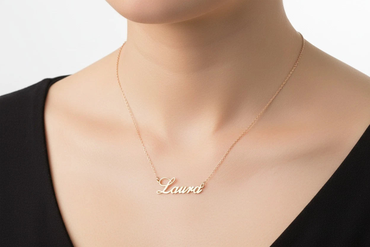 Size Özel Bir Hikaye: Kişiye Özel Harf ve İsim Kolye-Kişiselleştirilebilir L Seri